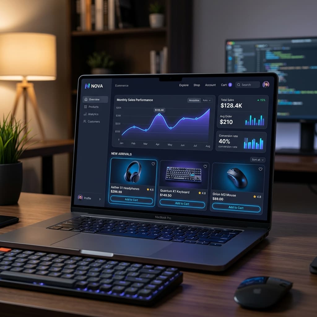 Interactive E-Commerce Interface